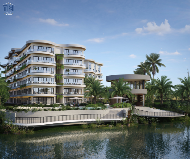 Apartamentos en Cap Cana con vistas al lago