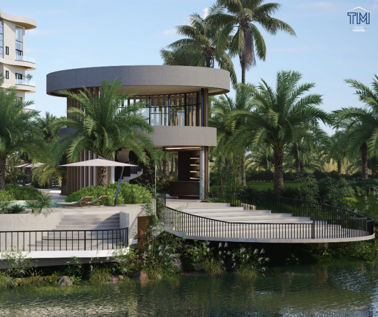 Apartamentos en Cap Cana con vistas al lago