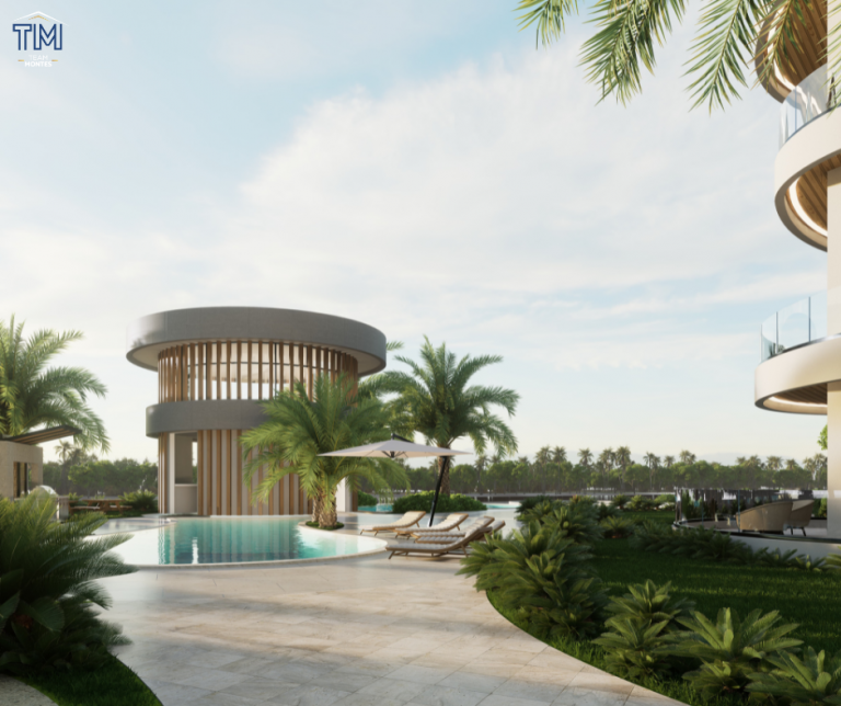 Apartamentos en Cap Cana con vistas al lago