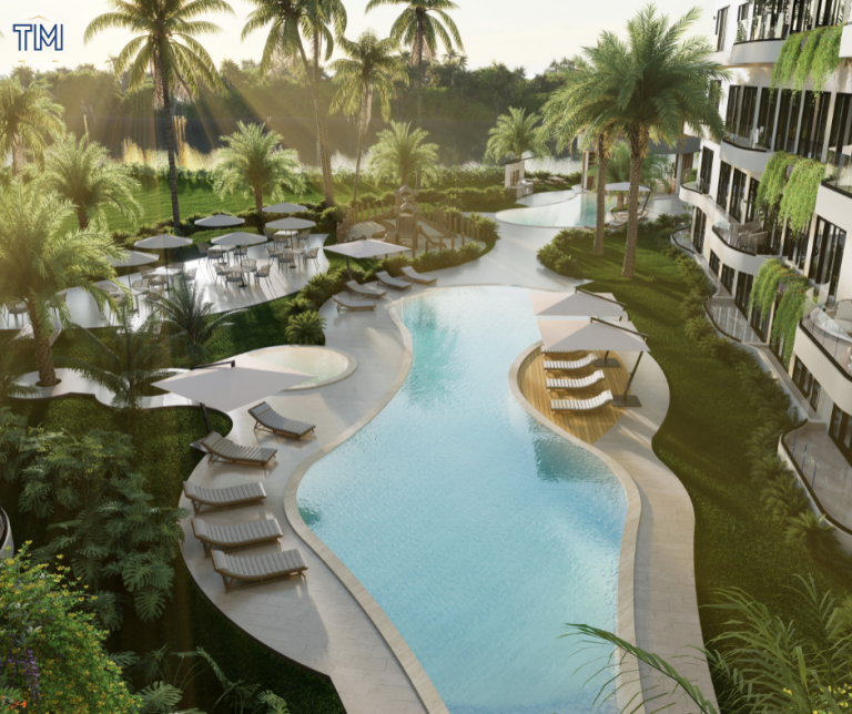 Apartamentos en Cap Cana con vistas al lago